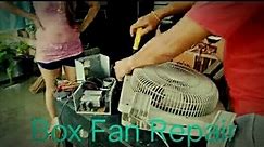 How to repair box fan | Electric fan repair | Guide to repair box fan