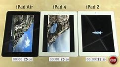 Test iPad Air vs iPad 4 vs iPad 2 - Vidéo Dailymotion