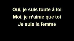 Lucie Marotte (Lyrics) - LA FEMME D'UN SEUL HOMME.avi