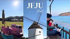 Travel with Kids in Jeju 森林小火車 Ecoland | Hamdeok Beach 咸德海滩 | 网红咖啡店Cafe Delmoondo 【Korea Vlog #1】