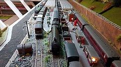 A grand tour of a huge OO gauge loft model train railway set