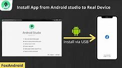 How to directly install app from Android studio to your mobile - Android studio tutorial