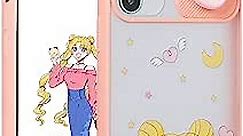 oqpa for iPhone 12/12 Pro Case Kawaii Cartoon Character Funny Cute Fun TPU Design Cover for Girls Kids Women Teen, Fashion Cool Unique Aesthetic Anime Smile Girl Cases (for iPhone 12/12 Pro 6.1")