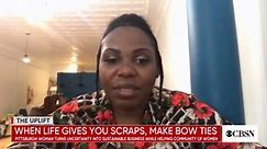 Woman starts bow tie business after being laid off