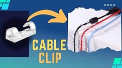 How To Use Wire Cable Clips Unboxing And Review | Mad tech