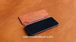 iPhone X Leather Wallet Case