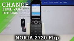 How to Change Date & Time in NOKIA 2720 Flip – Time Settings