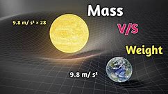 Difference Between Mass And Weight || Gravitation Chapter Class 9th || @AayuPhysics