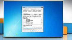 How to turn off click sound on Windows® 7 PC