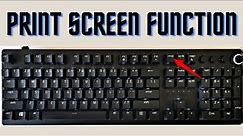 How to Use the Print Screen Function on a Keyboard | how to use print screen button