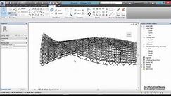 Space Trussed Frame System - Mass - Revit