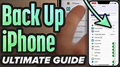 How To Back Up Your iPhone To iCloud, Finder, & iTunes [2023]