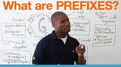 Learn English - What are prefixes?