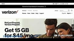 Verizon Prepaid New 15GB Plan for $45 // New and Current Customers