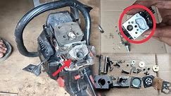 How to Repair Chainsaw Starting Problem ! How To Check Carburetor At Home