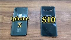 S10 vs iphone x speed test
