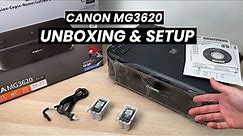 Canon PIXMA MG3620 Printer: Unboxing and Full Setup