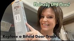 How to Replace Hardware / Track for a Sliding Bifold Door - Super Easy!