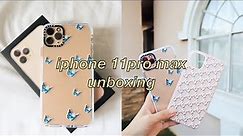 iphone 11pro max unboxing + accessories (256 gb, gold) 🦋