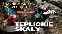 Teplickie Skały - trasa przez skalne miasto w Czechach obok Adrspachu. Jak wygląda szlak?
