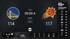 Golden State Warriors @ Phoenix Suns NBA Live Scoreboard | NBA on TNT