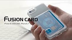 iPhone SE 5G (2022) | Ringke Fusion Card case - Convenient Carry