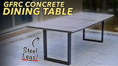 Building a DIY GFRC CONCRETE Dining Table for Outdoors // How To