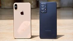 iPhone XS Max VS Samsung Galaxy A52 | Camera & Speed Comparison Test