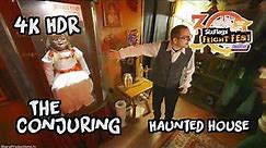 NEW The Conjuring Haunted House Walkthrough | Fright Fest Six Flags Magic Mountain