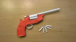 How to make a Paper Revolver that Shoots Paper Bullet (Paper Gun)