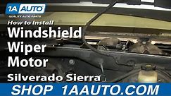 How to Replace Windshield Wiper Motor 00-06 Chevy Suburban