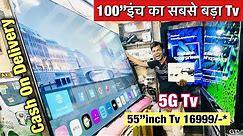 🔥55”inches Led Tv Only Rs 17,999-/cheapest led tv market in delhi /led tv wholesale market in delhi