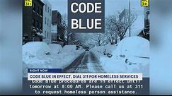Freezing temperatures call on NYC to activate Code Blue