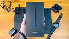 Samsung Galaxy Note 10 Plus (Aura Blue) Unboxing & First Impressions