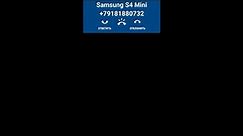 Samsung Galaxy S4 mini ANDROID 11 with cover case Over the Horizon Incoming call screen video