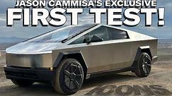 Exclusive 2024 Tesla Cybertruck Full Review & Drag Race w R1T & Hummer — Jason Cammisa on the ICONS