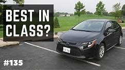 2020 Toyota Corolla LE // // review, walk around, and test drive // 100 rental cars