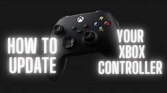 How to Update Your Xbox Controller
