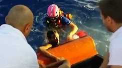 Italian Coast Guard releases video of migrants rescue