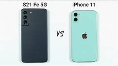 Samsung S21 FE 5G vs iPhone 11 Speed Test & Camera Comparison