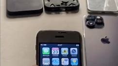 Original iPhone 2G vs. iPhone 14! ⁣⁣[🎥: @telsaleuz]⁣⁣#iPhone15 #Apple #iOS #iOS18 #iPhone2G