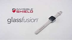 Installing ZAGG InvisibleShield GlassFusion screen protector for Apple Watch Series 5