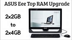 How to upgrade memory RAM - ASUS Eee Top PC All-In-One ET2010AGT