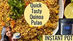 Tasty VEGETABLE QUINOA PULAO/PILAF in INSTANT POT under 5 min | Protein Rich Lunch@ShinewithShobs