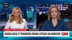 Hear from Moscow resident after thwarted drone attack