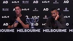 ‘This one ranks 1 for me’ – Nick Kyrgios after winning Australian Open men's doubles title with Thanasi Kokkinakis - Tennis video - Eurosport