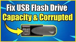 How to Restore USB Flash Drive to FULL Capacity (Fix Corrupted USB Drive)