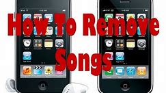 How To Remove Songs From Your Iphone and Ipod With Itunes