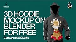 Get This FREE 3D Hoodie Mockup - Blender Tutorial (Beginner friendly)