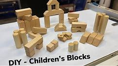 DIY Children's Toy Blocks | How to Make Wooden Blocks for Kids